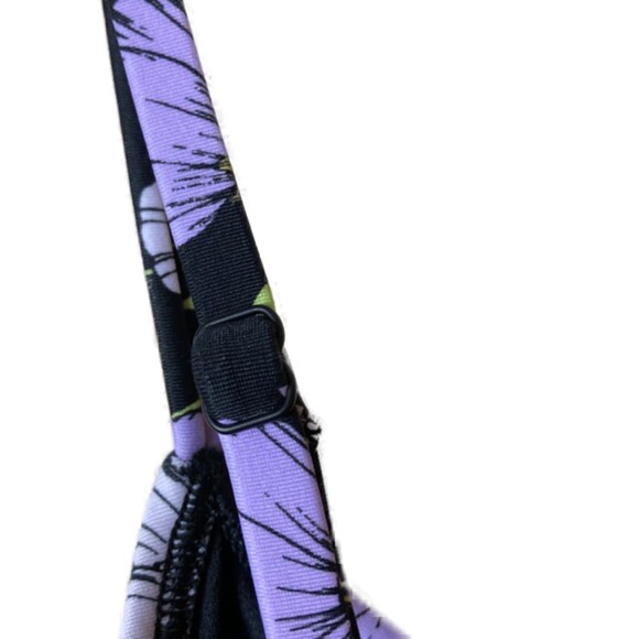 Miracle Brands Floral Belt One Piece Swimsuit Sz M - Picture 6 of 8